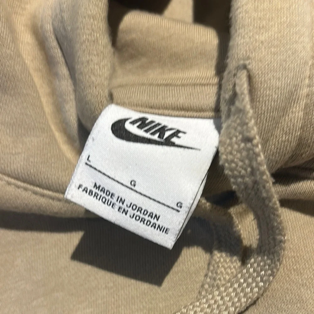 Nike Beige Sweatshirt with Logo